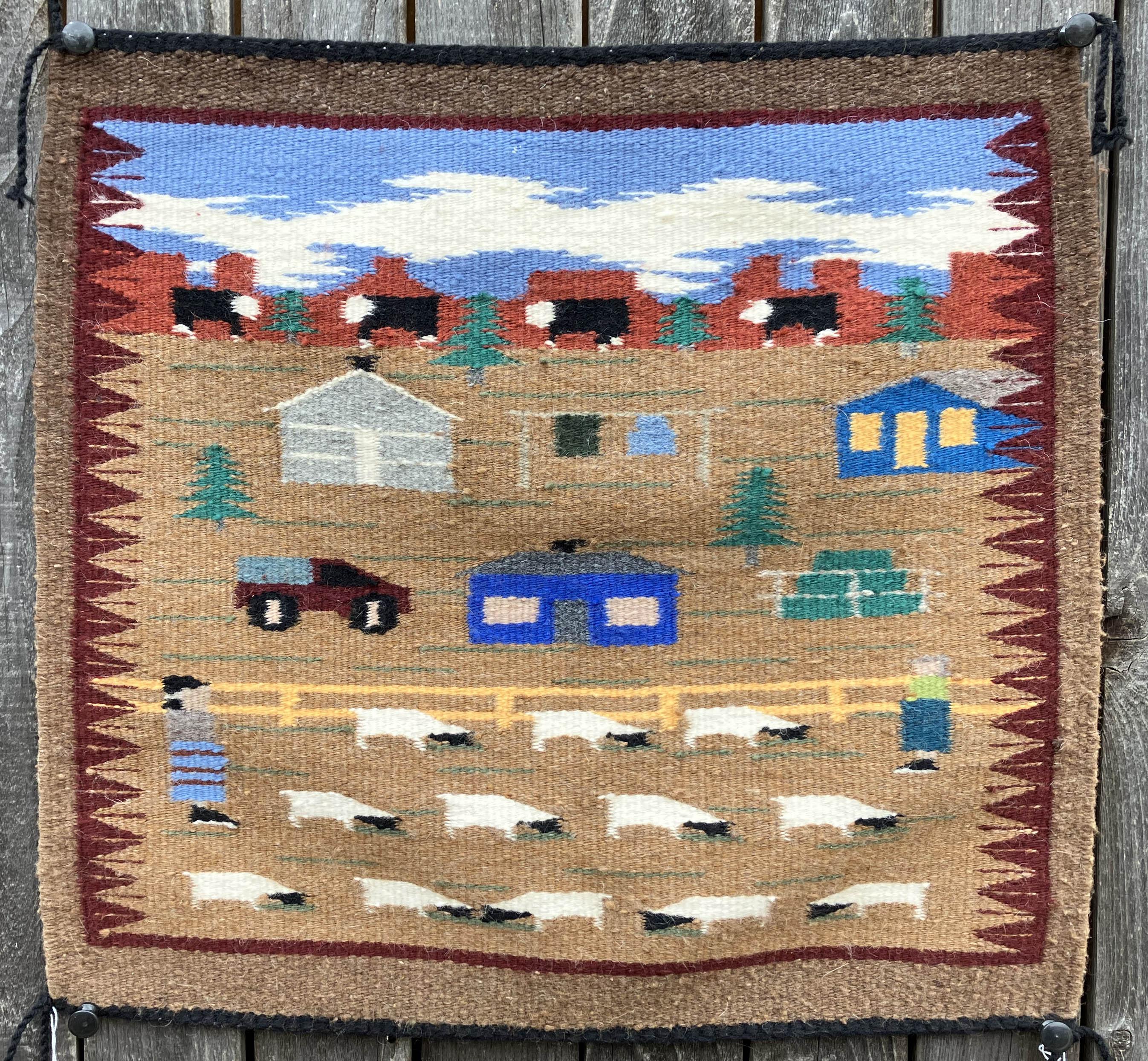 Cecelia Curley | Navajo Pictorial Weaving | Penfield Gallery of Indian Arts | Albuquerque, New Mexico
